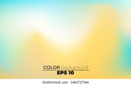 Abstract blurred gradient mesh background in bright summer colors. Colorful smooth. Easy editable soft colored vector illustration, Suitable For Wallpaper, Banner, Background, Card, Book Illustration,