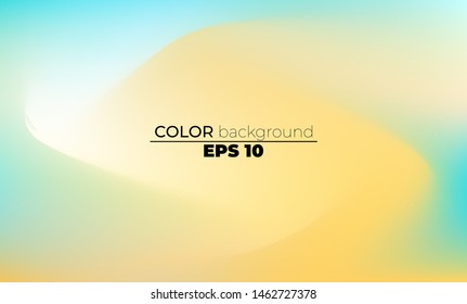 Abstract blurred gradient mesh background in bright summer colors. Colorful smooth. Easy editable soft colored vector illustration, Suitable For Wallpaper, Banner, Background, Card, Book Illustration,