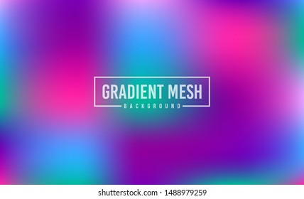 Abstract Blurred Gradient Mesh Background Stock Footage. Abstract Background Vector Illustration
