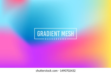 Abstract Blurred Gradient Mesh Background Stock Footage. Abstract Background Vector Illustration