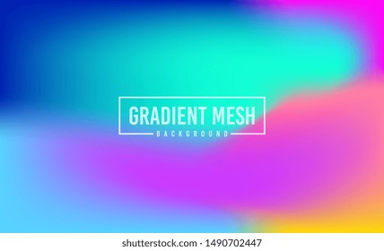 Abstract Blurred Gradient Mesh Background Stock Footage. Abstract Background Vector Illustration