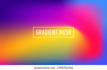 Abstract Blurred Gradient Mesh Background Stock Footage. Abstract Background Vector Illustration