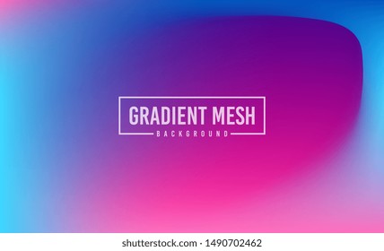 Abstract Blurred Gradient Mesh Background Stock Footage. Abstract Background Vector Illustration