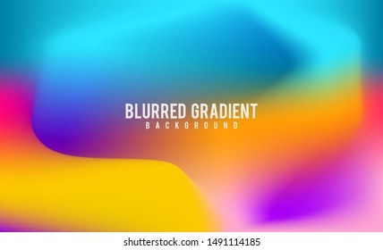 Abstract Blurred Gradient Mesh Background Stock Footage. Abstract Background Vector Illustration