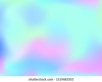 Abstract blurred gradient mesh background. Colorful smooth banner template.Trendy creative vector. Intense blank Holographic spectrum gradient for cover.