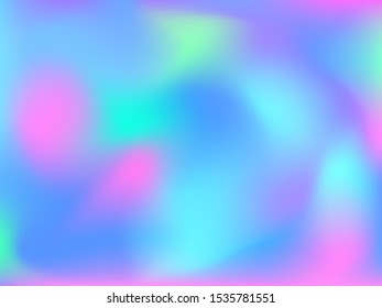 Abstract blurred gradient mesh background. Colorful smooth banner template.Trendy creative vector. Intense blank Holographic spectrum gradient for cover.