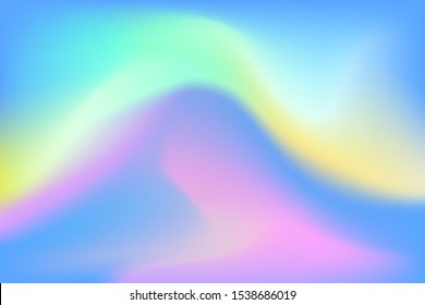 Abstract blurred gradient mesh background. Colorful smooth banner template.