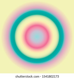 Abstract blurred gradient mesh background in bright rainbow colors. Colorful smooth banner template. Soft colored vector illustration for  banner, poster, newsletter, ad, leaflet, card. EPS 10.