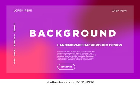 Abstract blurred gradient mesh background in bright rainbow colors. Colorful smooth banner template. Easy editable soft colored vector illustration in EPS8 without transparency.