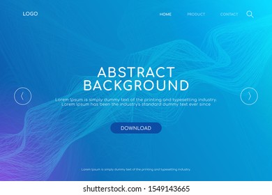 Abstract blurred gradient mesh background. Colorful smooth banner template. Vector illustration EPS10