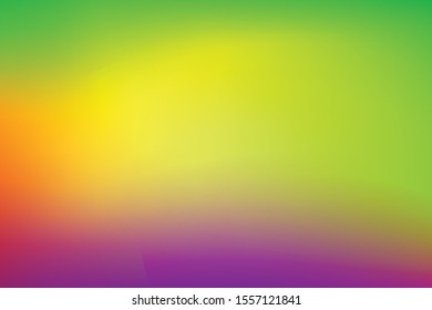 Abstract blurred gradient mesh background in bright rainbow colors. Colorful smooth banner template. Easy editable soft colored vector background illustration, Christmas Background