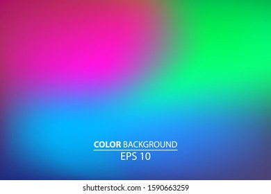 Abstract blurred gradient mesh background in bright Colorful smooth. Easy editable soft colored vector illustration, Suitable For Wallpaper, Banner, Background, Card, Book Illustration, landing page