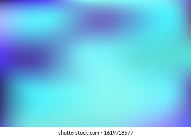 Abstract blurred gradient mesh background. Creative modern concept, vector illustration. Intense blank Holographic spectrum gradient for cover.