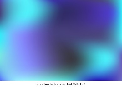 Abstract blurred gradient mesh background. Creative modern concept, vector illustration. Intense blank Holographic spectrum gradient for cover.