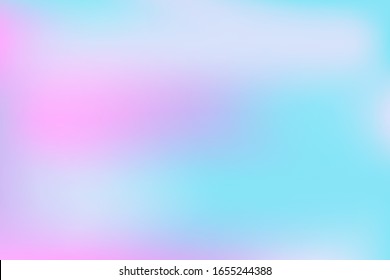 Abstract blurred gradient mesh background. Colorful smooth banner template.Trendy creative vector. Intense blank Holographic spectrum gradient for cover.