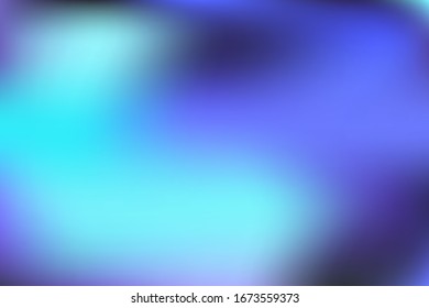 Abstract blurred gradient mesh background. Creative modern concept, vector illustration. Intense blank Holographic spectrum gradient for cover.