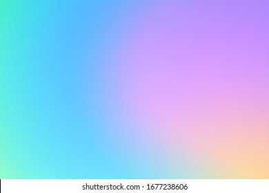 Abstract blurred gradient mesh background in bright Colorful smooth. Easy editable soft colored vector illustration, Suitable For Wallpaper, Banner, Background, Card, Book Illustration, landing page