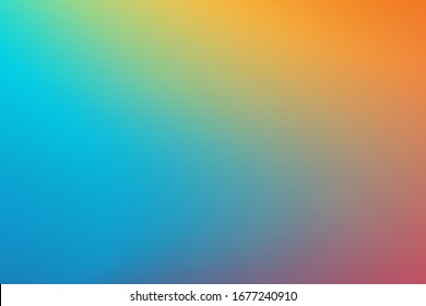Abstract blurred gradient mesh background in bright Colorful smooth. Easy editable soft colored vector illustration, Suitable For Wallpaper, Banner, Background, Card, Book Illustration, landing page