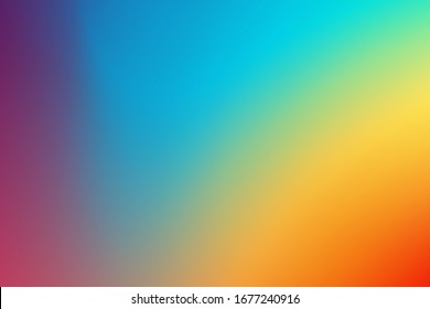 Abstract blurred gradient mesh background in bright Colorful smooth. Easy editable soft colored vector illustration, Suitable For Wallpaper, Banner, Background, Card, Book Illustration, landing page