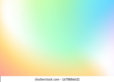 Abstract blurred gradient mesh background in bright Colorful smooth. soft colored vector illustration, Suitable For Wallpaper, Banner, Background, Card, Book Illustration, landing page