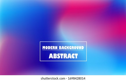 Abstract blurred gradient mesh background in bright rainbow colors. Colorful smooth banner template.