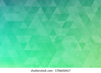 Abstract blurred gradient mesh background in bright Colorful smooth. green soft colored background with triangular polygons.low poly.Suitable For Wallpaper,Banner, Background, Card.vector Illustration