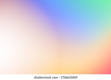 Fondo de malla de gradiente difuminado abstracto en color liso brillante. Ilustración vectorial fácil de editar de color suave, adecuada para papel tapiz, banner, fondo, tarjeta, ilustración del libro, página de inicio