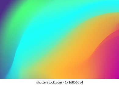 Abstract blurred gradient mesh background in bright Colorful smooth. soft colored vector illustration, Suitable For Wallpaper, Banner, Background, Card, Book Illustration, landing page