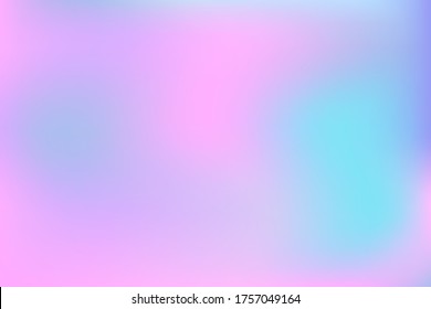 Abstract blurred gradient mesh background. Creative modern concept, vector illustration. Intense blank Holographic spectrum gradient for cover.