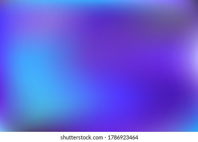 Abstract blurred gradient mesh background. Colorful smooth banner template.Trendy creative vector. Intense blank Holographic spectrum gradient for cover.