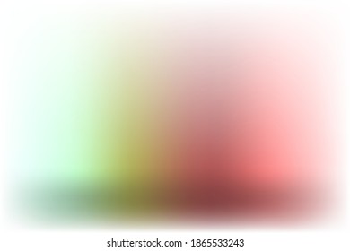 Abstract blurred gradient mesh background in bright rainbow colors