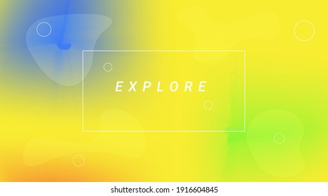 Abstract blurred gradient mesh background Premium Vector. Colorful smooth banner template. Easy editable soft colored vector illustration in EPS10 without transparency.