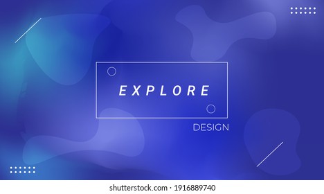 Abstract blurred gradient mesh background Premium Vector. Colorful smooth banner template. Easy editable soft colored vector illustration in EPS10 without transparency.