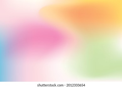 Abstract blurred gradient mesh background in bright Colorful smooth. Easy editable soft colored vector illustration, Suitable For Wallpaper, Banner, Background, Card, Book Illustration, landing page. 