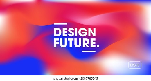 Abstract blurred gradient mesh background in bright colors. Colorful smooth. Easy editable soft colored vector illustration, Suitable For Wallpaper, Banner, Background, Card, Book Illustration,