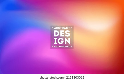 Abstract blurred gradient mesh background in bright modern colors. Colorful smooth banner template. Easy editable soft colored vector illustration