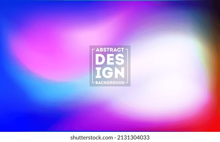 Resumen de fondo de malla de gradiente borroso en colores modernos y brillantes. Colorida plantilla de banner suave. Ilustración vectorial de color suave fácil de editar