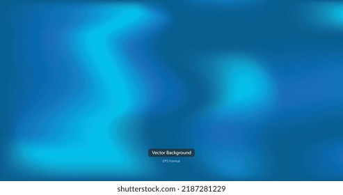 Abstract blurred gradient mesh background in ice blue colors. Frozen blue color concept. For graphic design, website design, Background Effects and Banners.