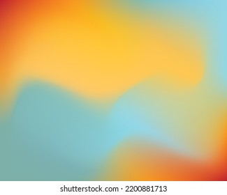 Resumen de fondo de malla de gradiente borroso en brillantes colores de verano. Colores sutiles. Ilustración vectorial de color suave fácil de editar, Gran para papel tapiz, carteles, fondos, tarjetas, ilustraciones de libros,