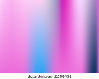 Abstract blurred gradient mesh background. Colorful smooth banner template.Trendy creative vector. Intense blank Holographic spectrum gradient for cover.