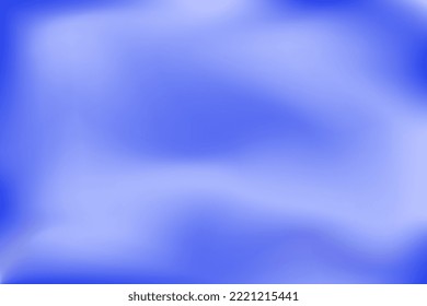 Abstract blurred gradient mesh background in blue color. smooth wavy transition.