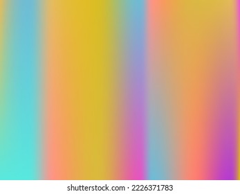 Abstract blurred gradient mesh background. Colorful smooth banner template.Trendy creative vector. Intense blank Holographic spectrum gradient for cover.