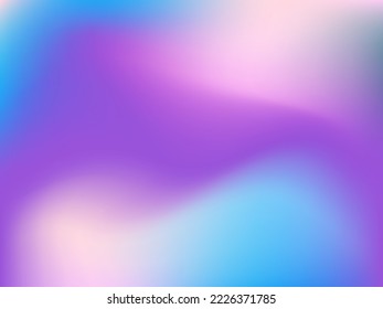 Abstract blurred gradient mesh background. Colorful smooth banner template.Trendy creative vector. Intense blank Holographic spectrum gradient for cover.