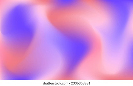 Abstract blurred gradient mesh background vector. Modern smooth design template with pastel colors blend. Suitable for poster, landing page, wallpaper, banner, decoration, cover
