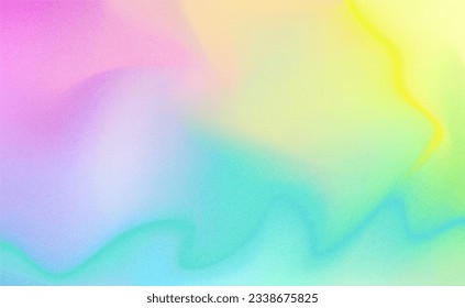 Abstract blurred gradient mesh background. Colorful wallpaper and smooth banner template. Editable soft colored vector illustration without transparency. Rainbow natural sky gamma.