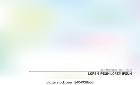 Abstract blurred gradient mesh background in bright rainbow colors