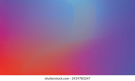 Abstract blurred gradient mesh background in bright rainbow colors. Colorful smooth banner template.