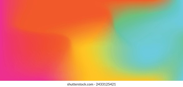 Abstract blurred gradient mesh background. Colorful smooth banner template. Easy editable soft colored vector illustration in EPS10