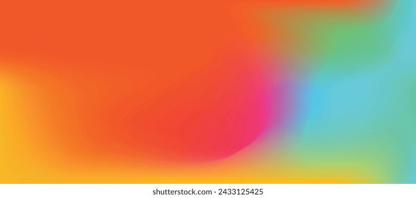 Abstract blurred gradient mesh background. Colorful smooth banner template. Easy editable soft colored vector illustration in EPS10
