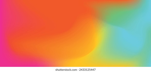 Abstract blurred gradient mesh background. Colorful smooth banner template. Easy editable soft colored vector illustration in EPS10